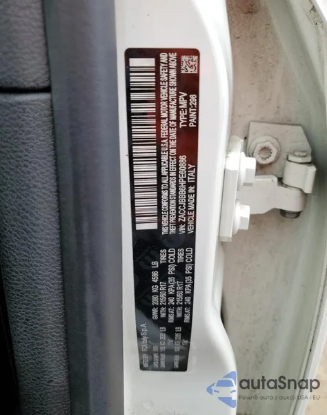 2017 Jeep Renegade Latitude из США, поврежденный, VIN ZACCJBBB6HPE60886